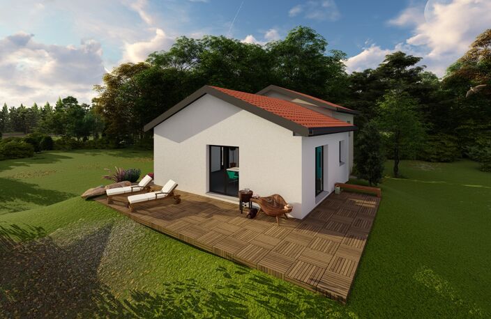Maison neuve 3 chambres sur son terrain de 515m² dans la commune recherchée de St Héand, à quelques minutes de L'Etrat, Loire. — photo 3