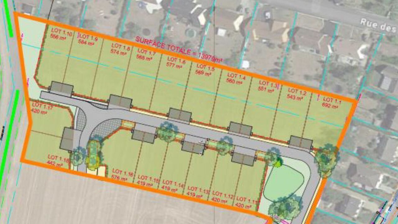 terrain 420 m2 à construire à Bailleau-l'Évêque (28300)