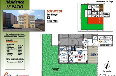 location appartement 660 € CC /mois à proximité de Ambérieu-en-Bugey (01500)