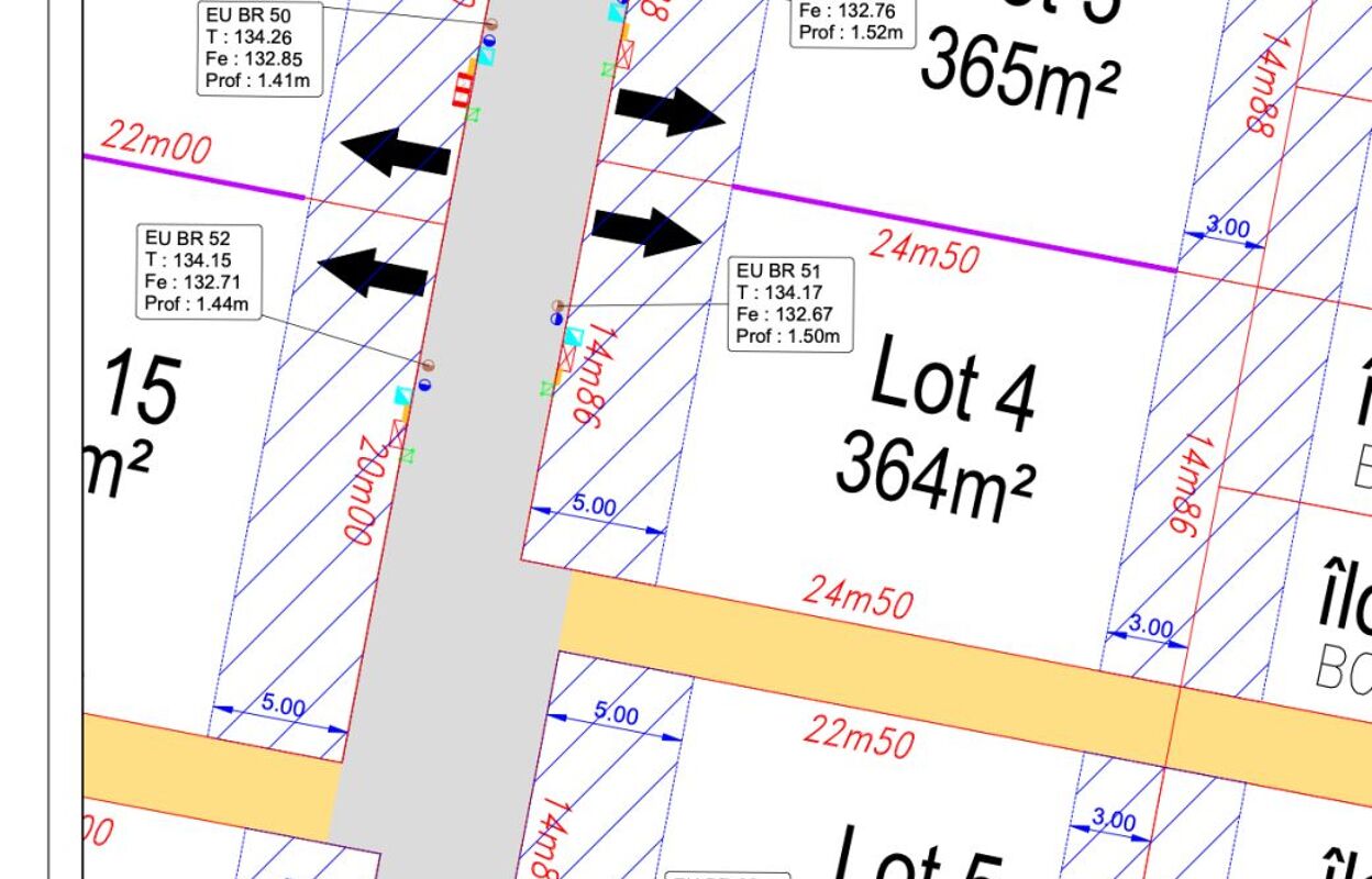 terrain 334 m2 à construire à Dreux (28100)