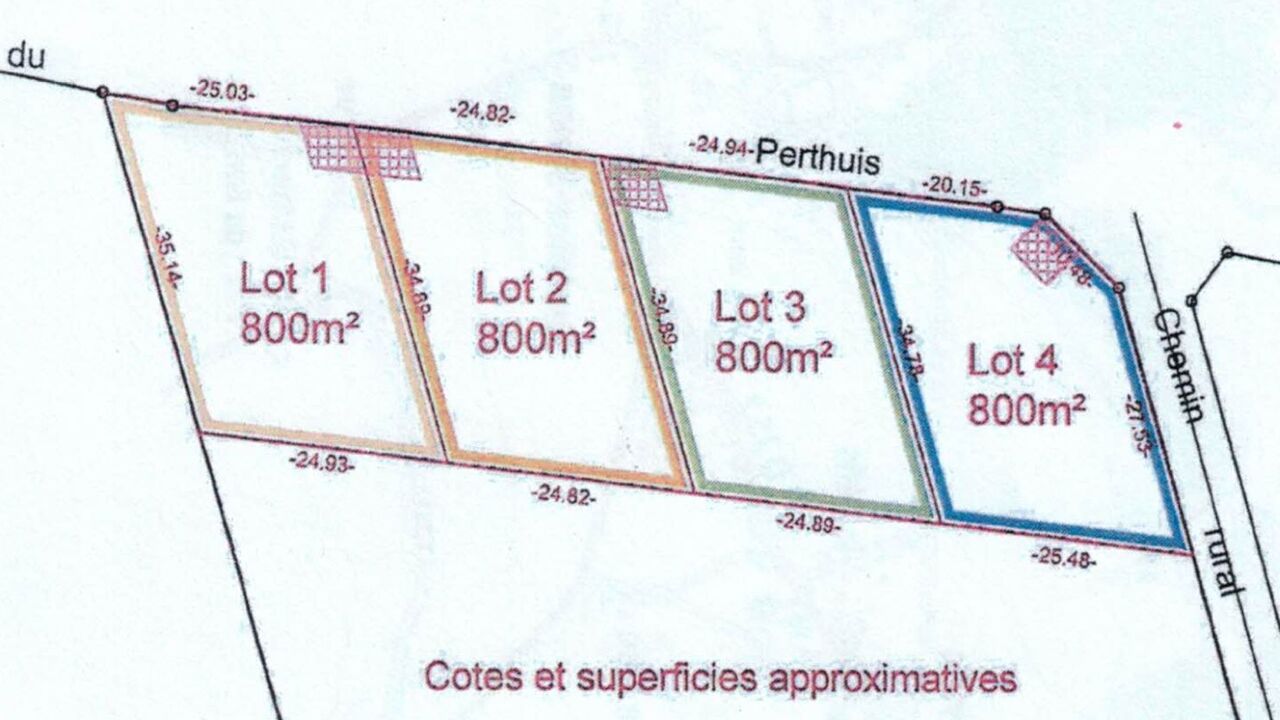 terrain 800 m2 à construire à Fontaine-Simon (28240)