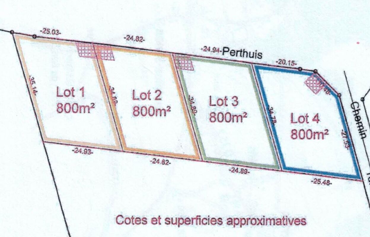 terrain 800 m2 à construire à Fontaine-Simon (28240)