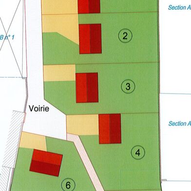 Terrain à construire 671 m²