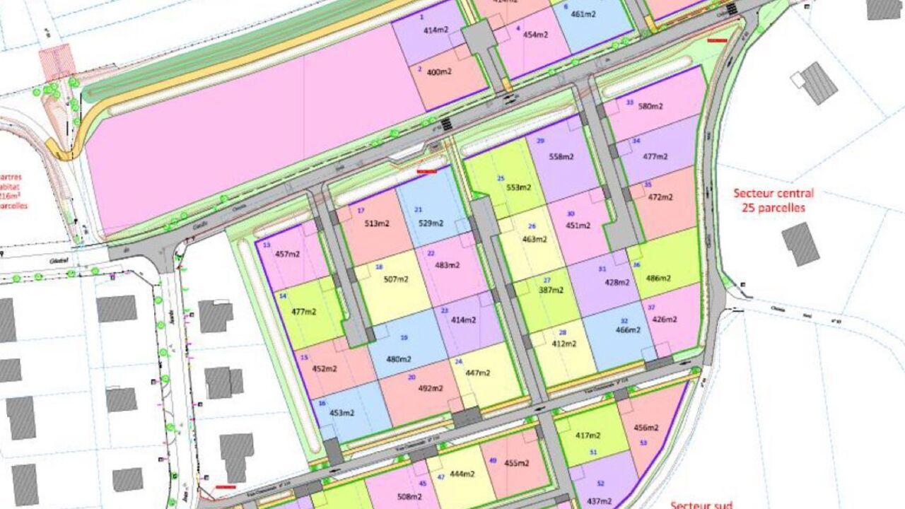 terrain 486 m2 à construire à Saint-Prest (28300)