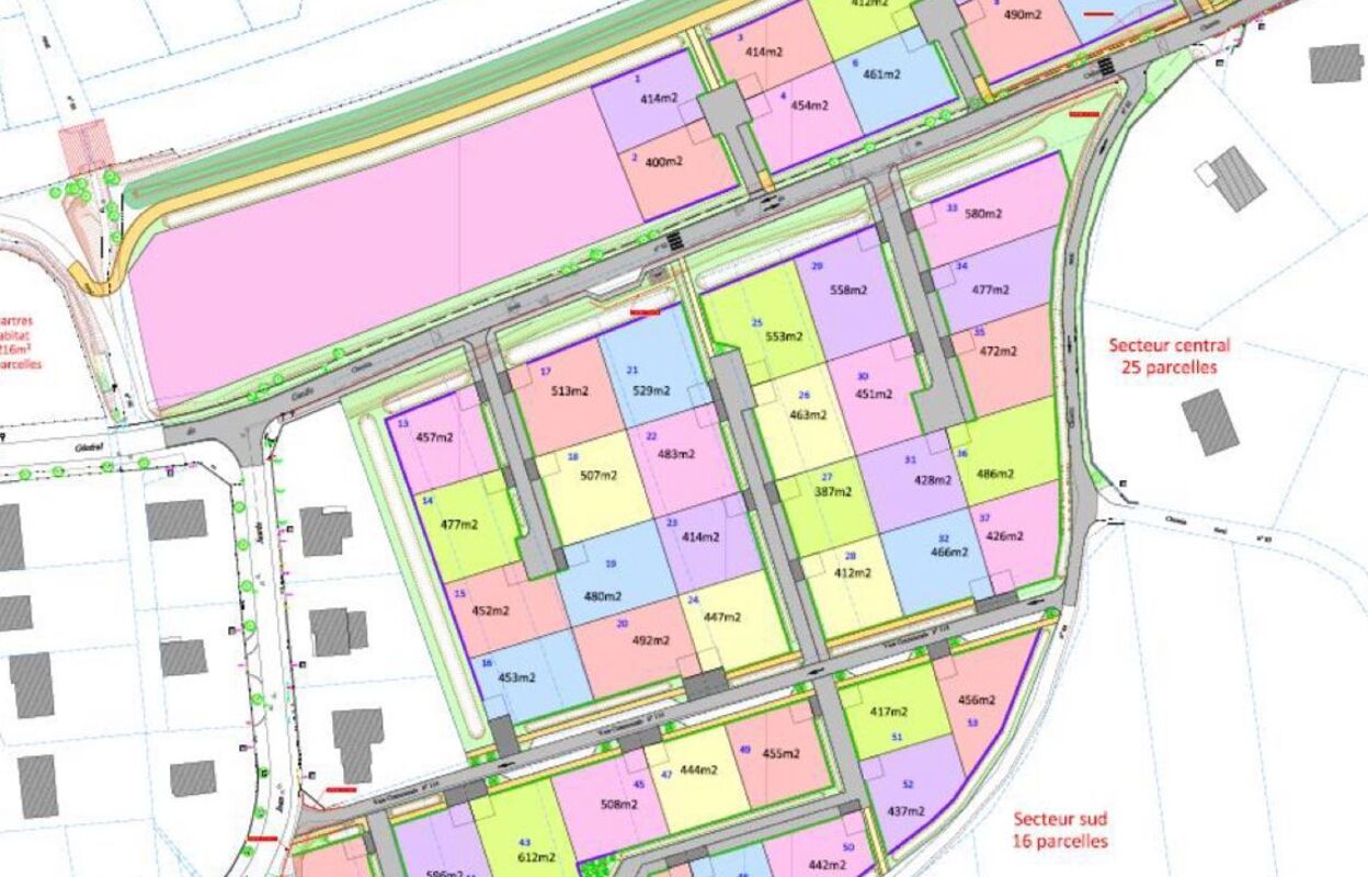 terrain 486 m2 à construire à Saint-Prest (28300)