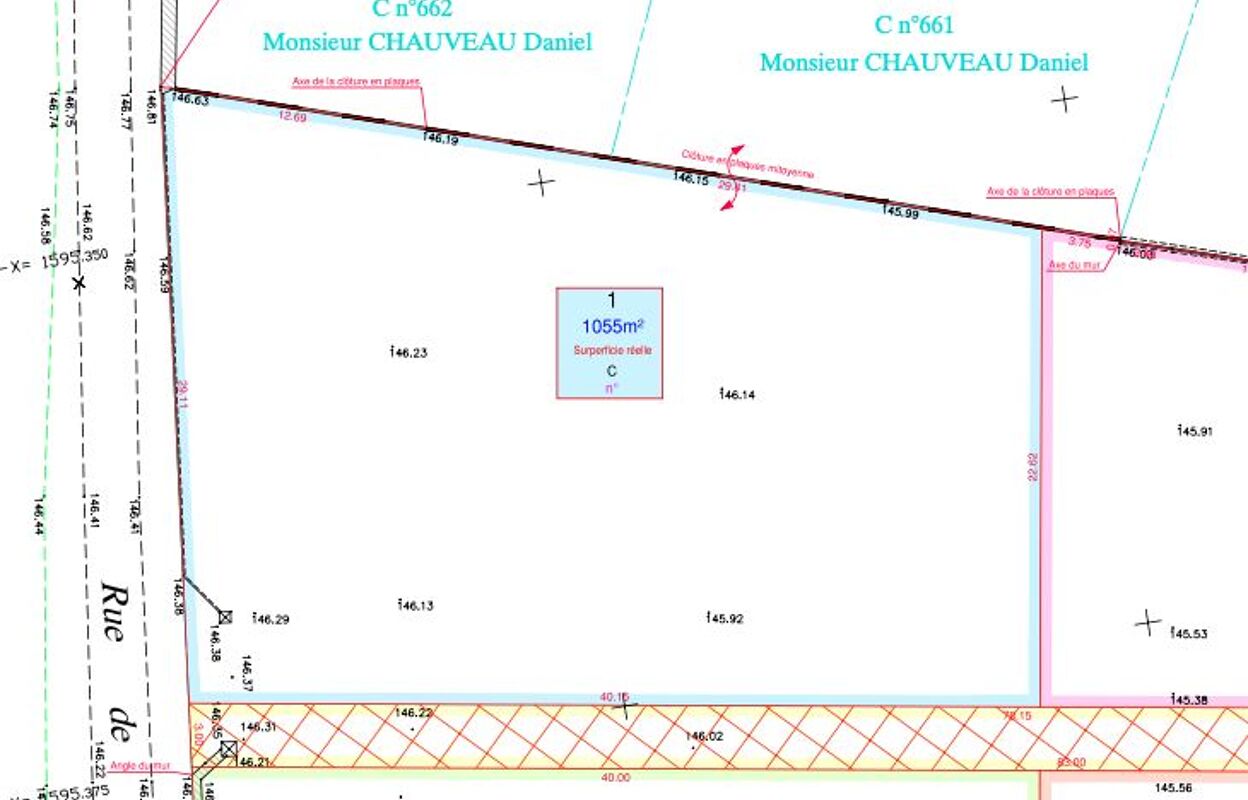 terrain 1080 m2 à construire à Soulaires (28130)