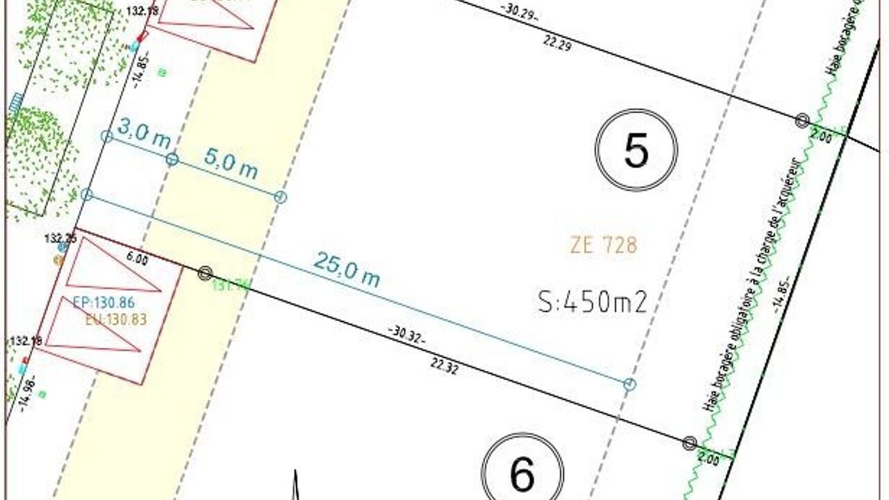 terrain 450 m2 à construire à Nogent-le-Roi (28210)