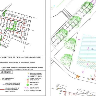 Terrain à construire 570 m²