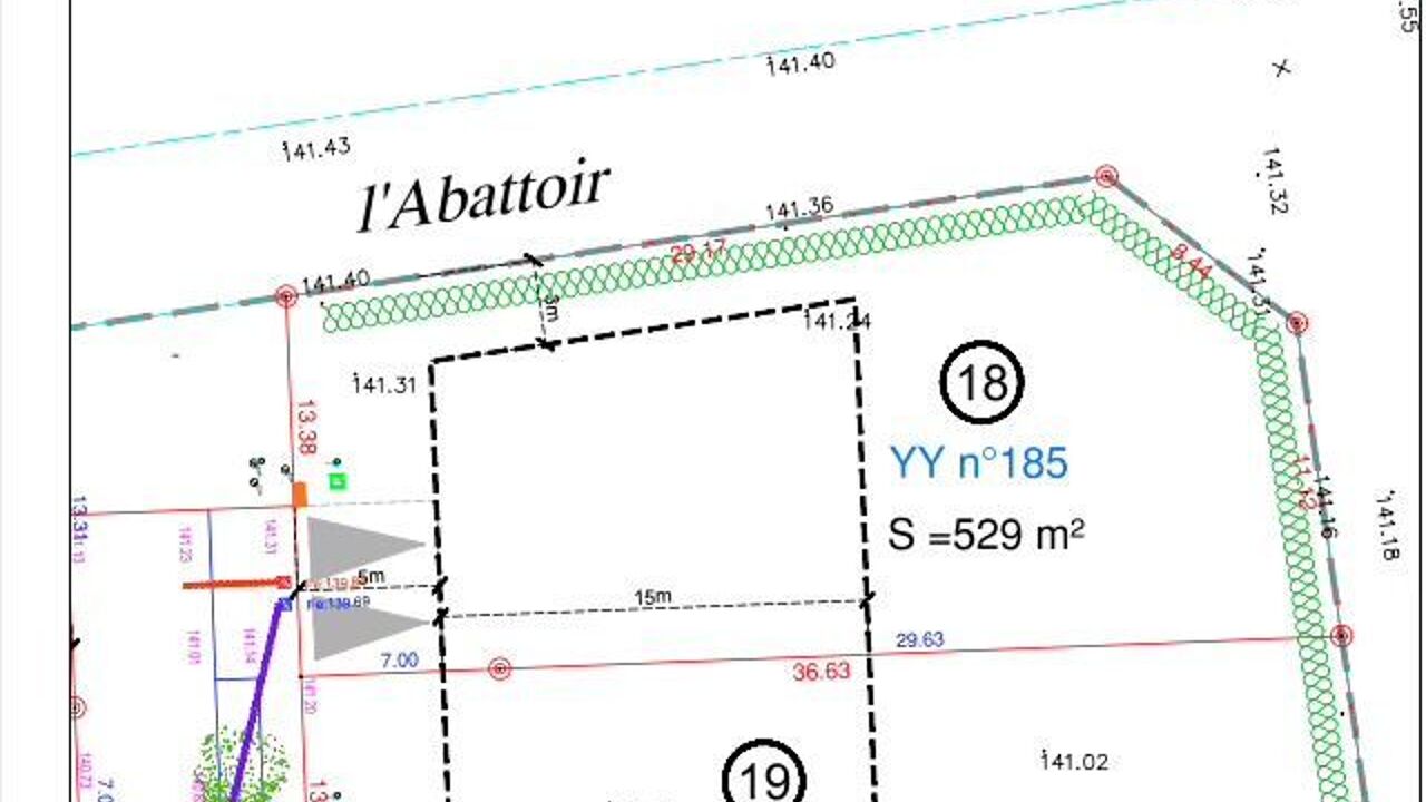 terrain 527 m2 à construire à Voves (28150)