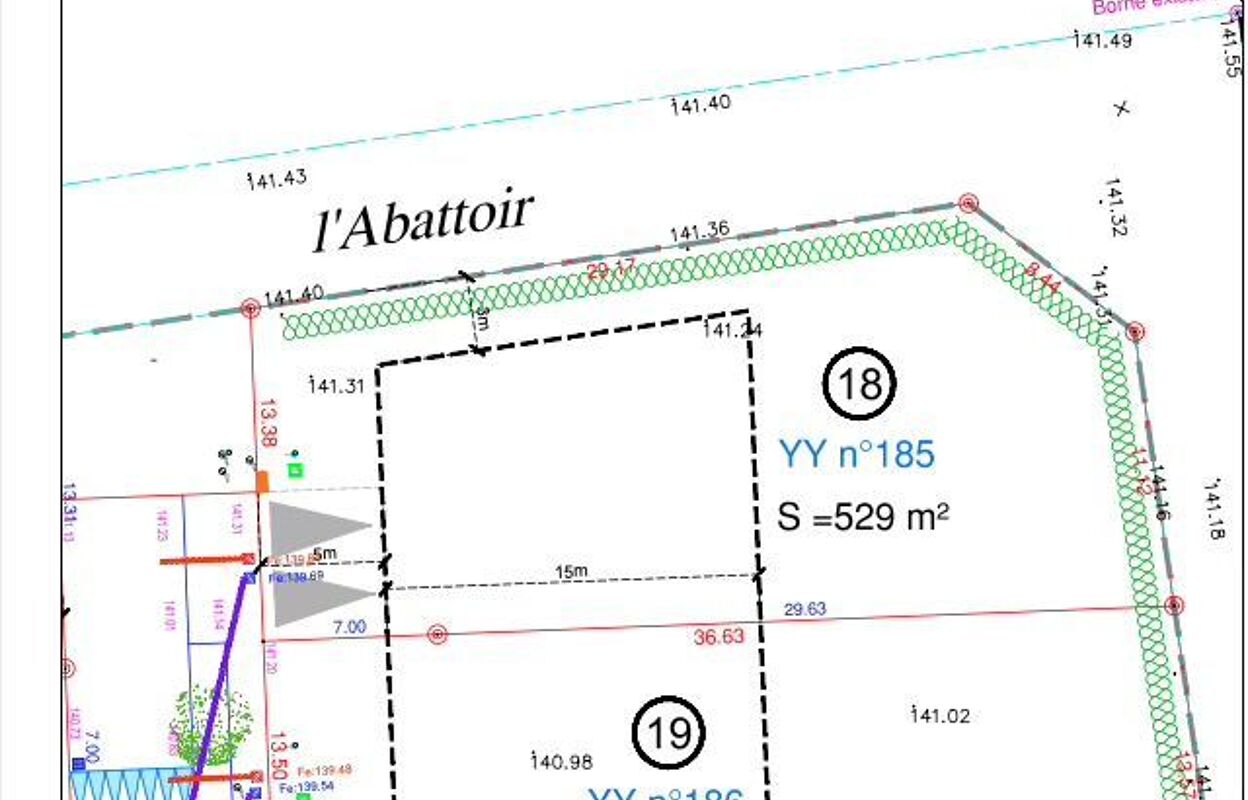 terrain 527 m2 à construire à Voves (28150)