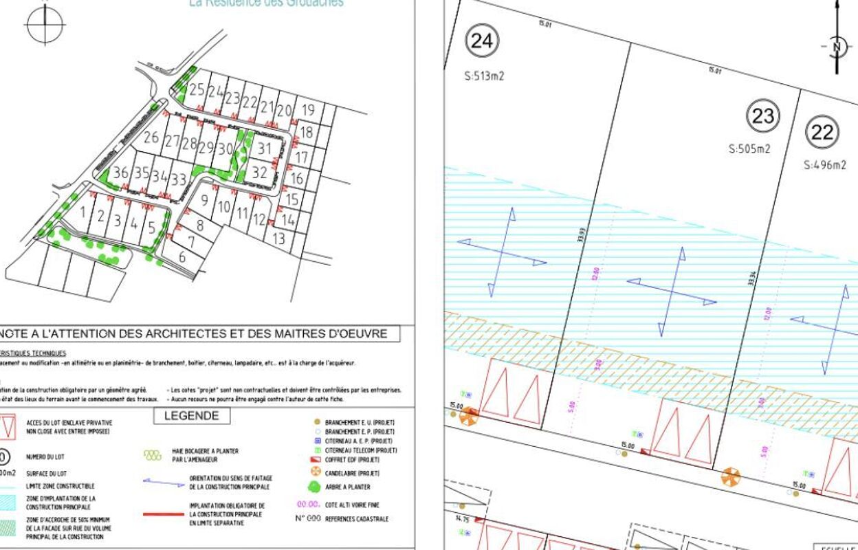 terrain 505 m2 à construire à Chartres (28000)