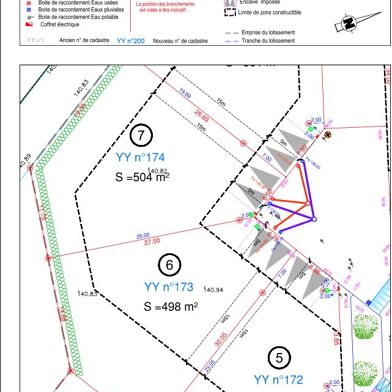 Terrain à construire 499 m²