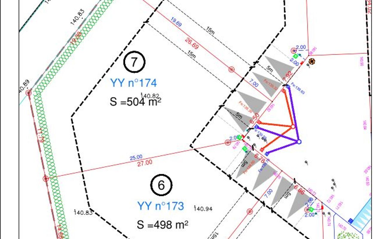 terrain 499 m2 à construire à Voves (28150)