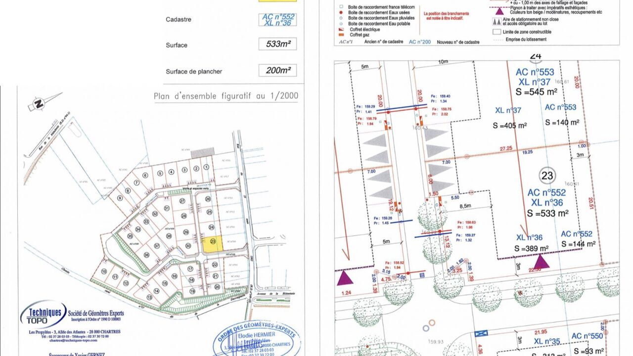 terrain 533 m2 à construire à Illiers-Combray (28120)