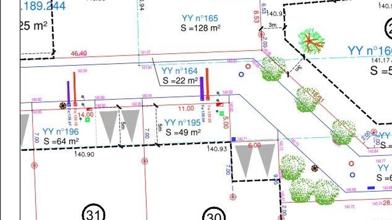 terrain 529 m2 à construire à Voves (28150)