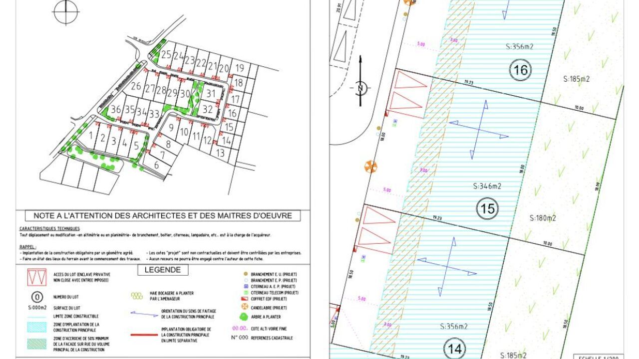 terrain 526 m2 à construire à Chartres (28000)