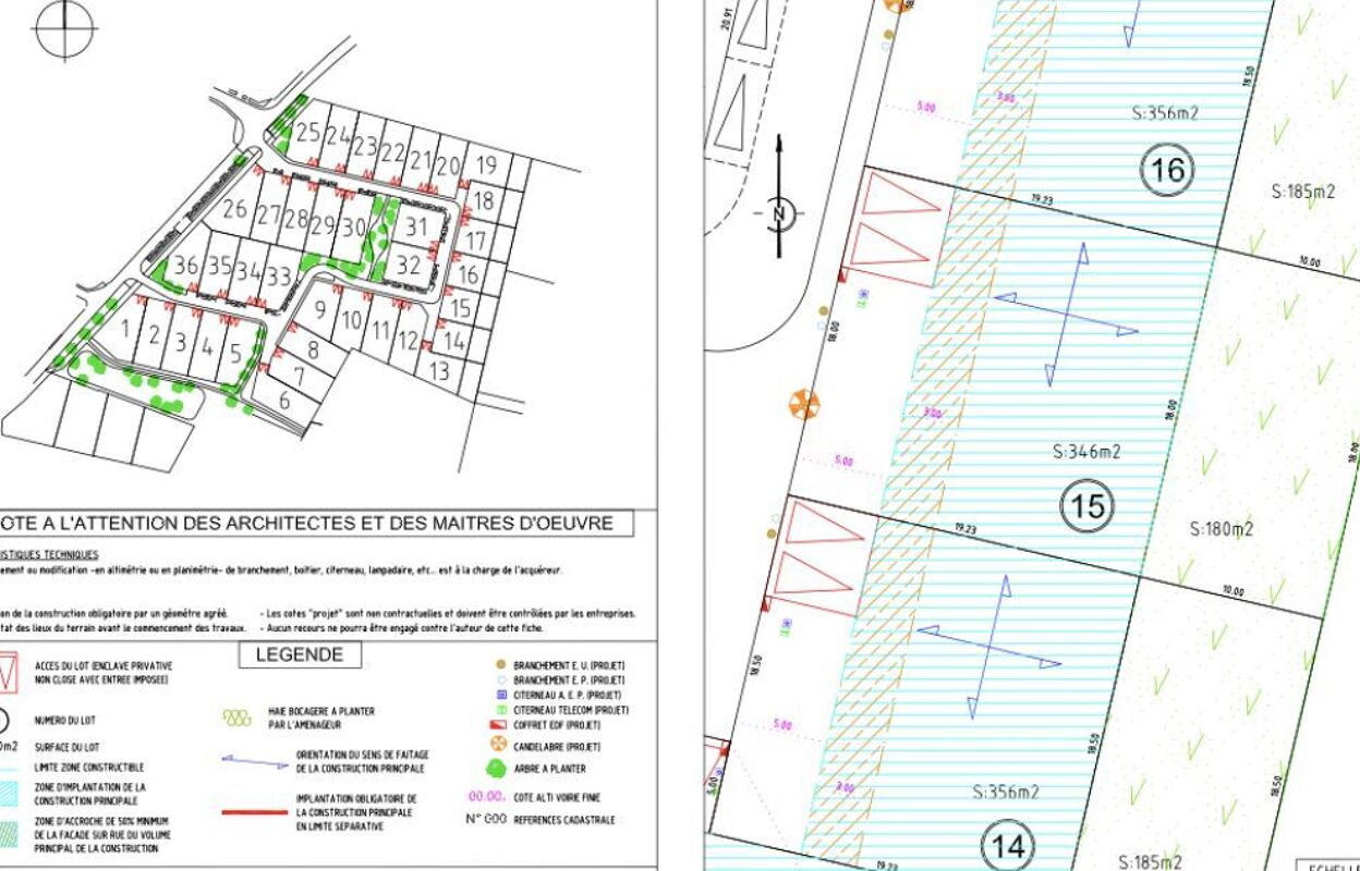 terrain 526 m2 à construire à Chartres (28000)