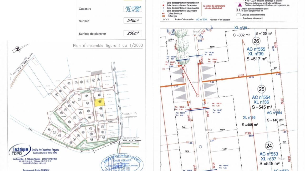 terrain 545 m2 à construire à Illiers-Combray (28120)