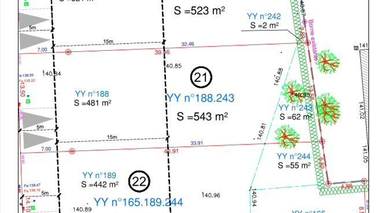 terrain 625 m2 à construire à Voves (28150)