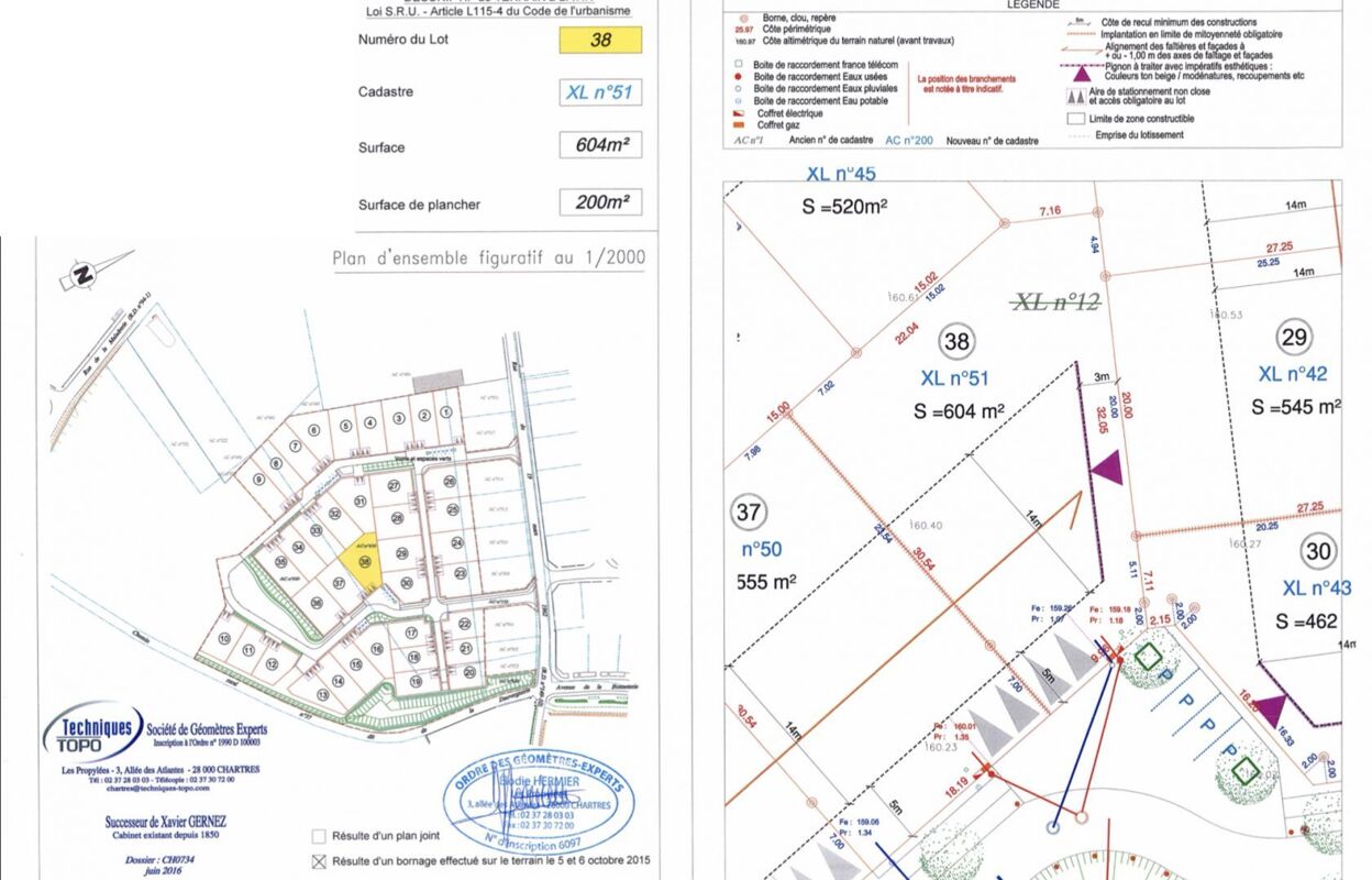 terrain 604 m2 à construire à Illiers-Combray (28120)