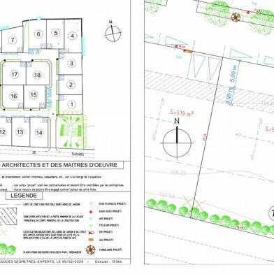 Terrain à construire 534 m²