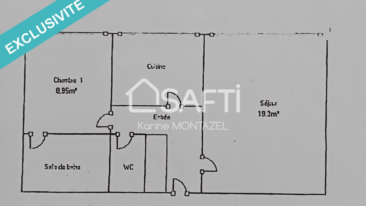 appartement 2 pièces 45 m2 à vendre à Ivry-sur-Seine (94200)