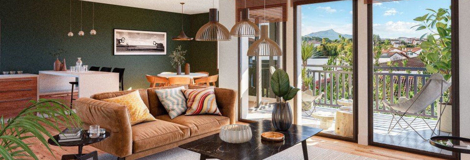 Appartement neuf T2, T3, T4 Pièce 54 à 82 m² à vendre à Bayonne (64100)