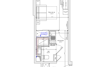 appartement 1 pièces 21 m2 à vendre à Cannes (06400)