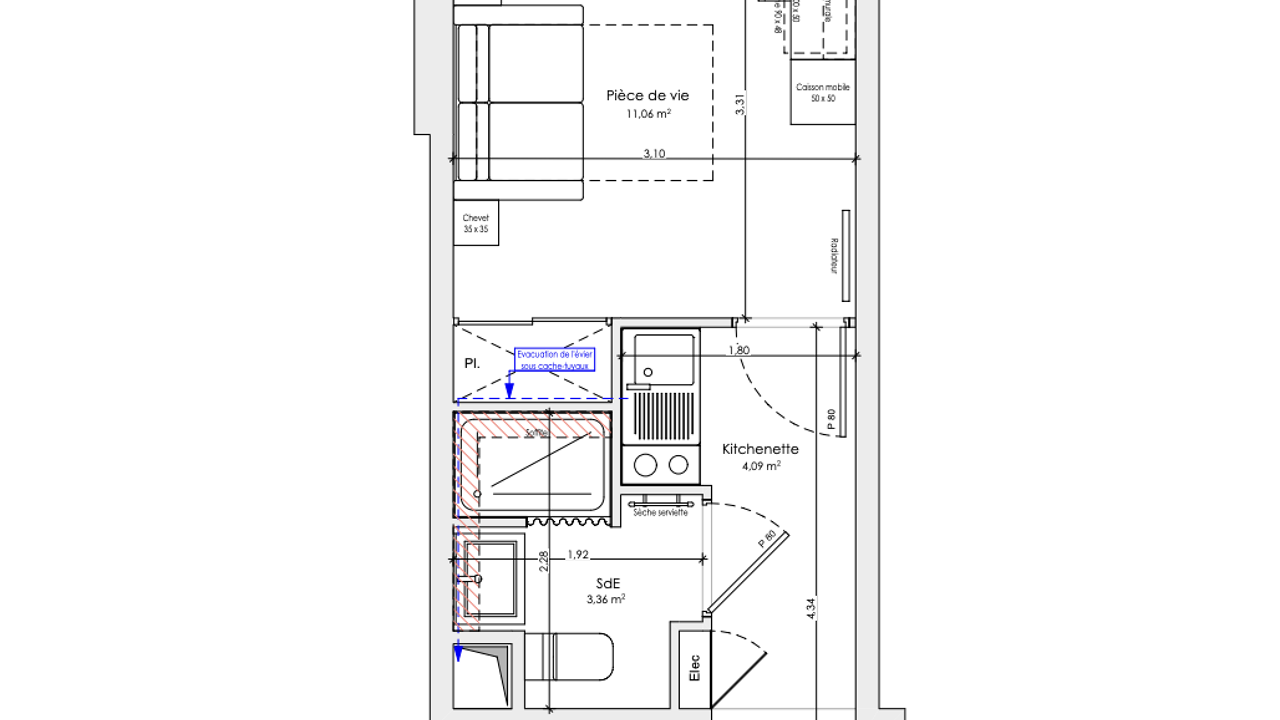 appartement 1 pièces 21 m2 à vendre à Cannes (06400)