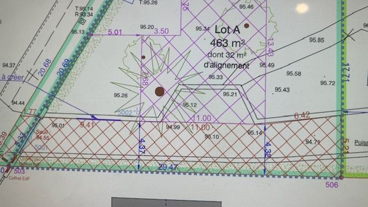 terrain 300 m2 à construire à Orgeval (78630)