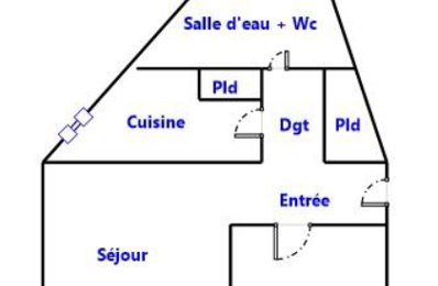 appartement 2 pièces 45 m2 à vendre à Brest (29200)