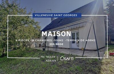 maison 6 pièces 105 m2 à vendre à Villeneuve-Saint-Georges (94190)