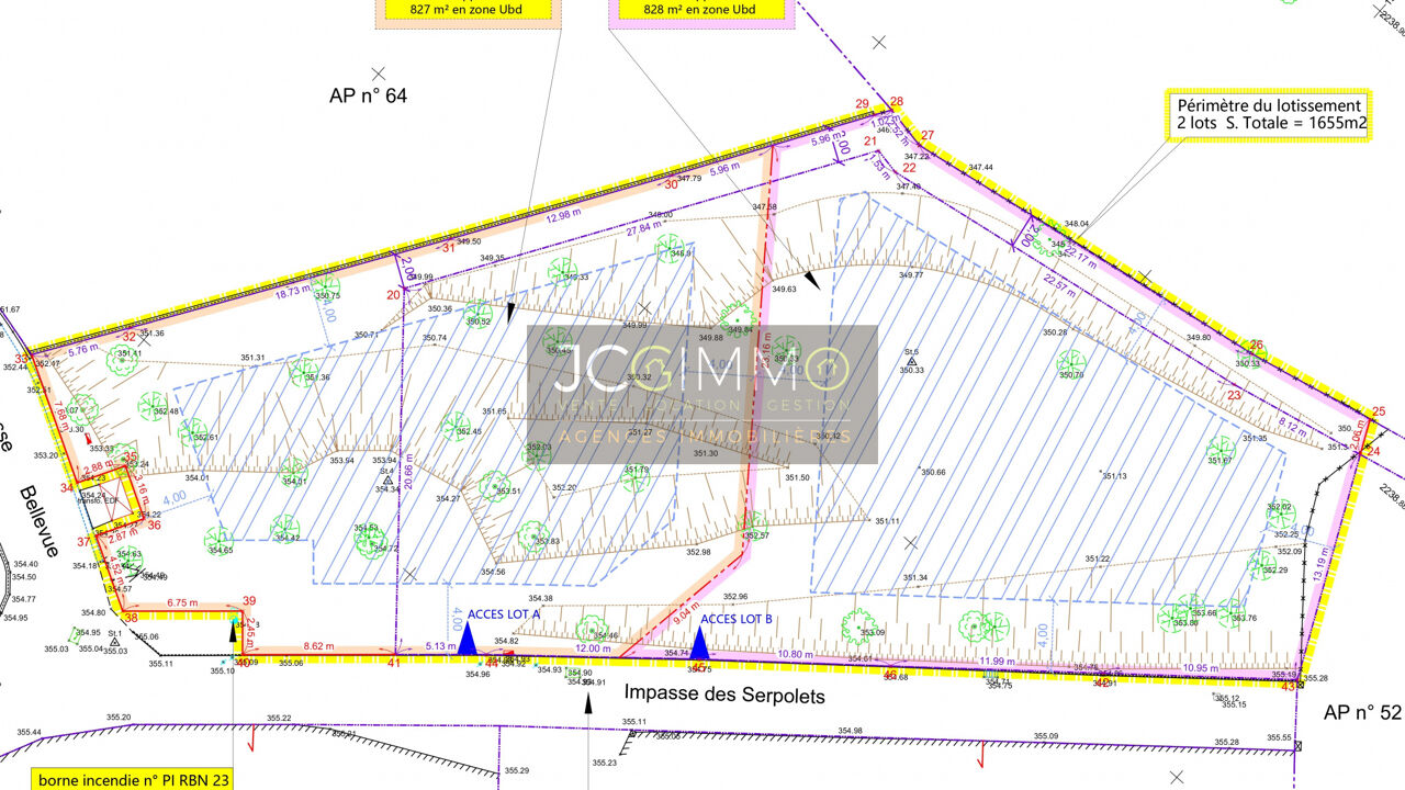 terrain  pièces 828 m2 à vendre à Rocbaron (83136)