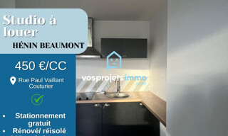 Appartement 1 Pièce 15 m² à louer à Hénin-Beaumont (62110)