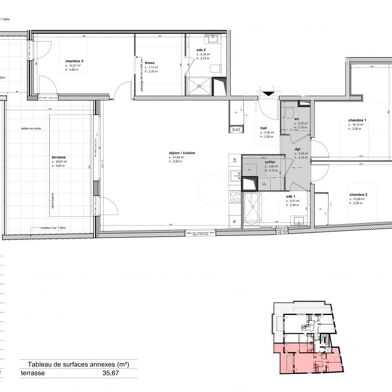 Appartement 4 pièces 457000 €