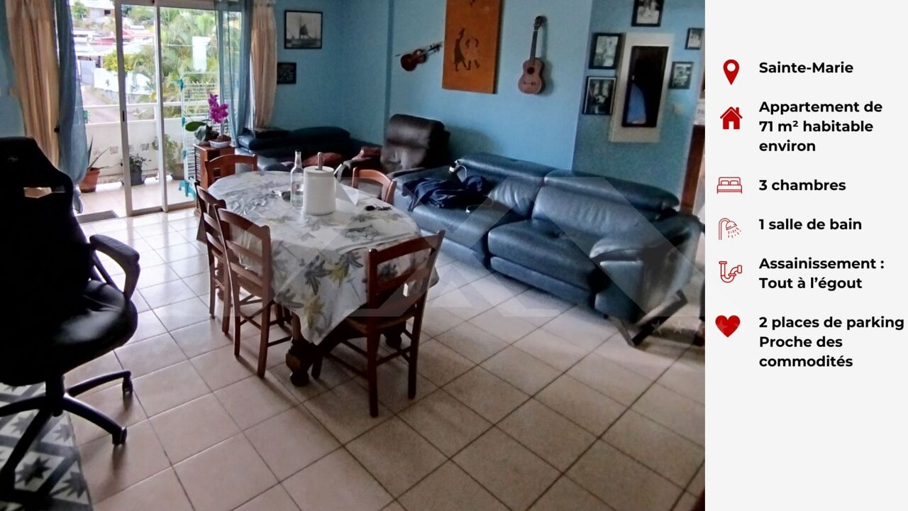 appartement 4 pièces 71 m2 à vendre à Sainte-Marie (97438)