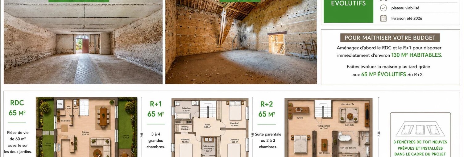 Maison 5 Pièces 130 m² à vendre à Misérieux (01600)