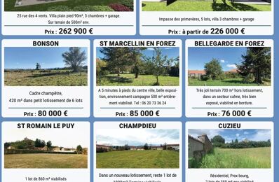 vente terrain Nous consulter à proximité de Saint-Médard-en-Forez (42330)