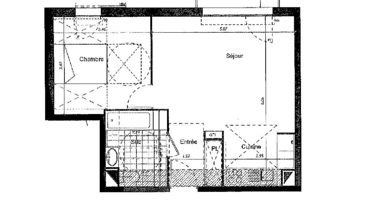 appartement 2 pièces 45 m2 à louer à Courcouronnes (91080)