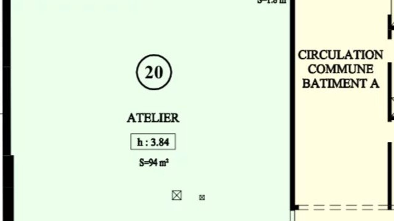 commerce 2 pièces 113 m2 à louer à Ivry-sur-Seine (94200)