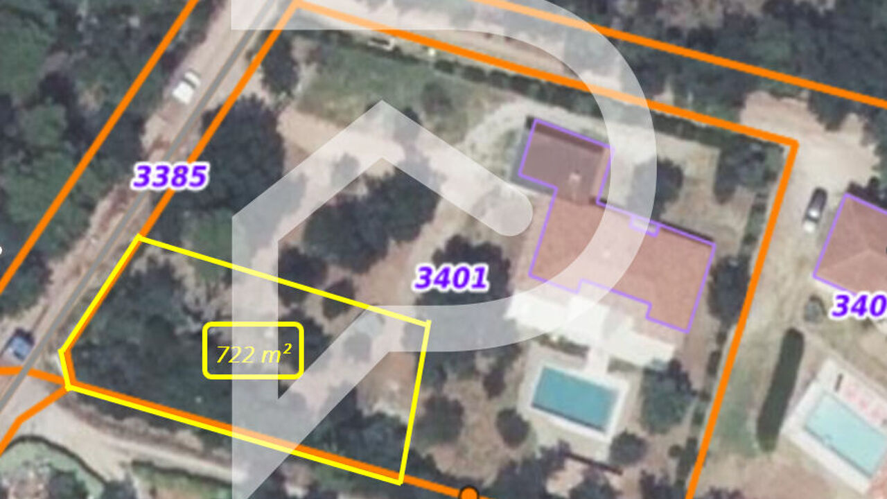 terrain  pièces 722 m2 à vendre à Le Cannet-des-Maures (83340)