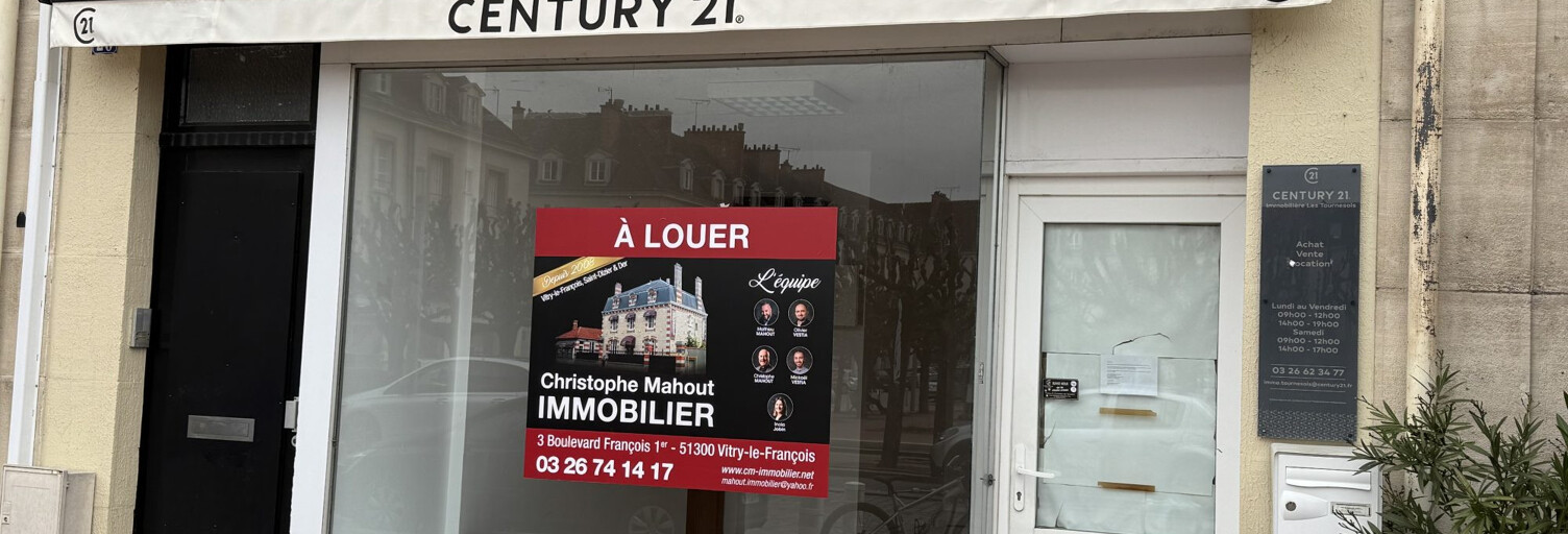 Commerce 2 Pièces 40 m² à louer à Vitry-le-François (51300)