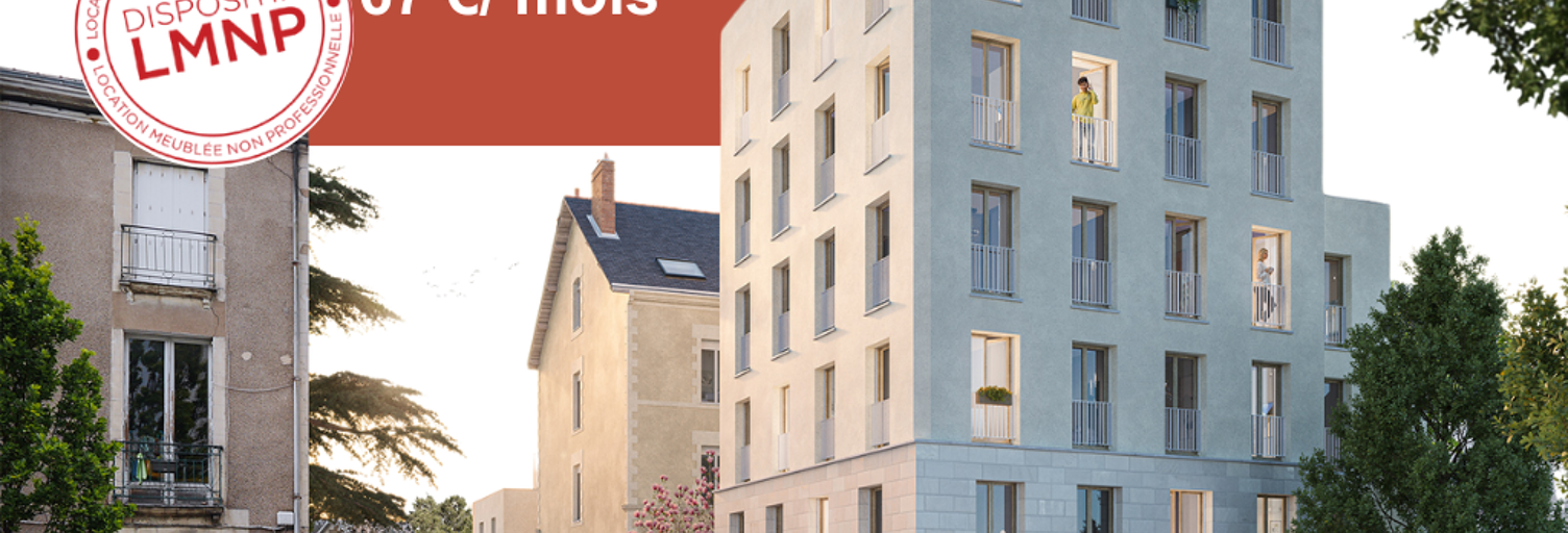 Appartement neuf T1 Pièce 17 à 28 m² à vendre à Nantes (44000)