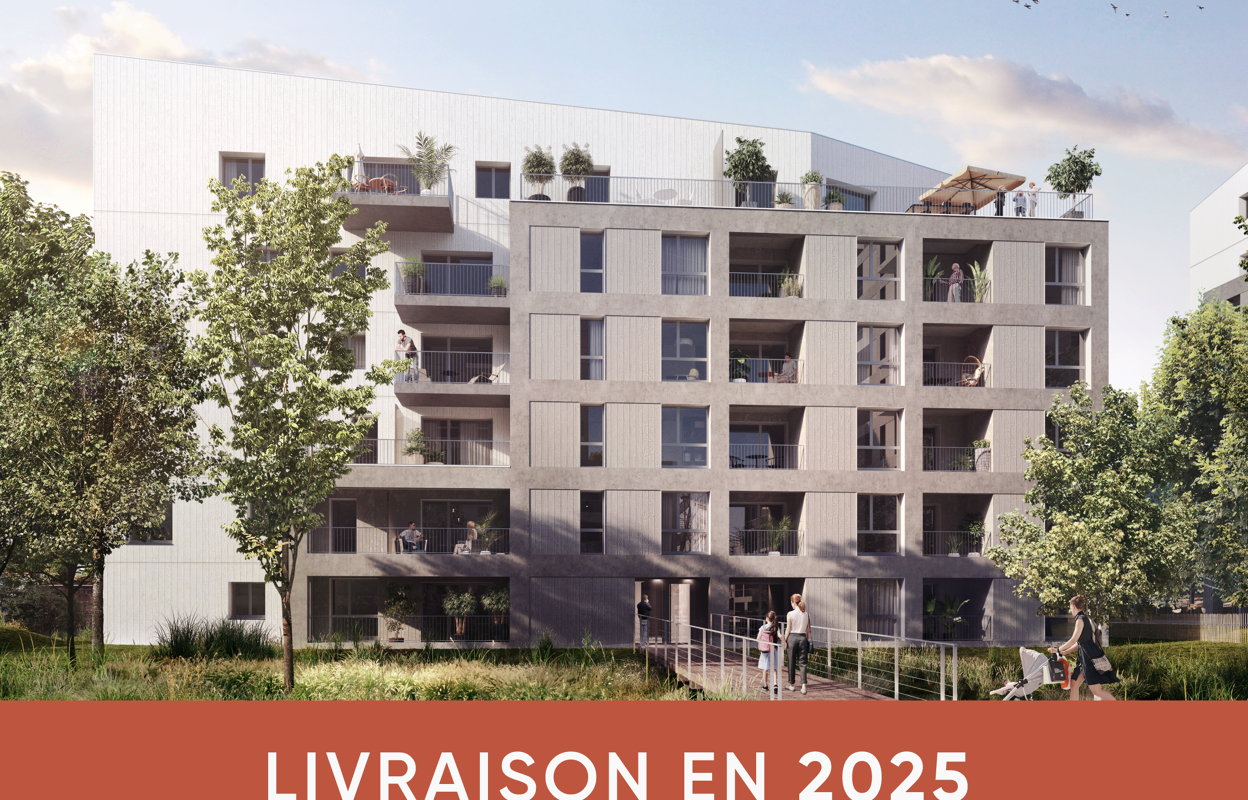 appartement neuf T2, T3, T4, T5 pièces 36 à 113 m2 à vendre à Nantes (44000)