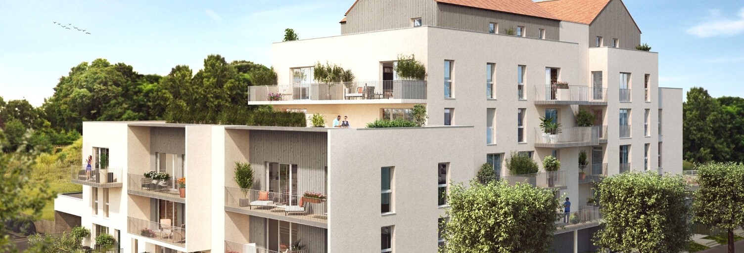 Appartement neuf T2, T3 Pièce 43 à 57 m² à vendre à Caen (14000)