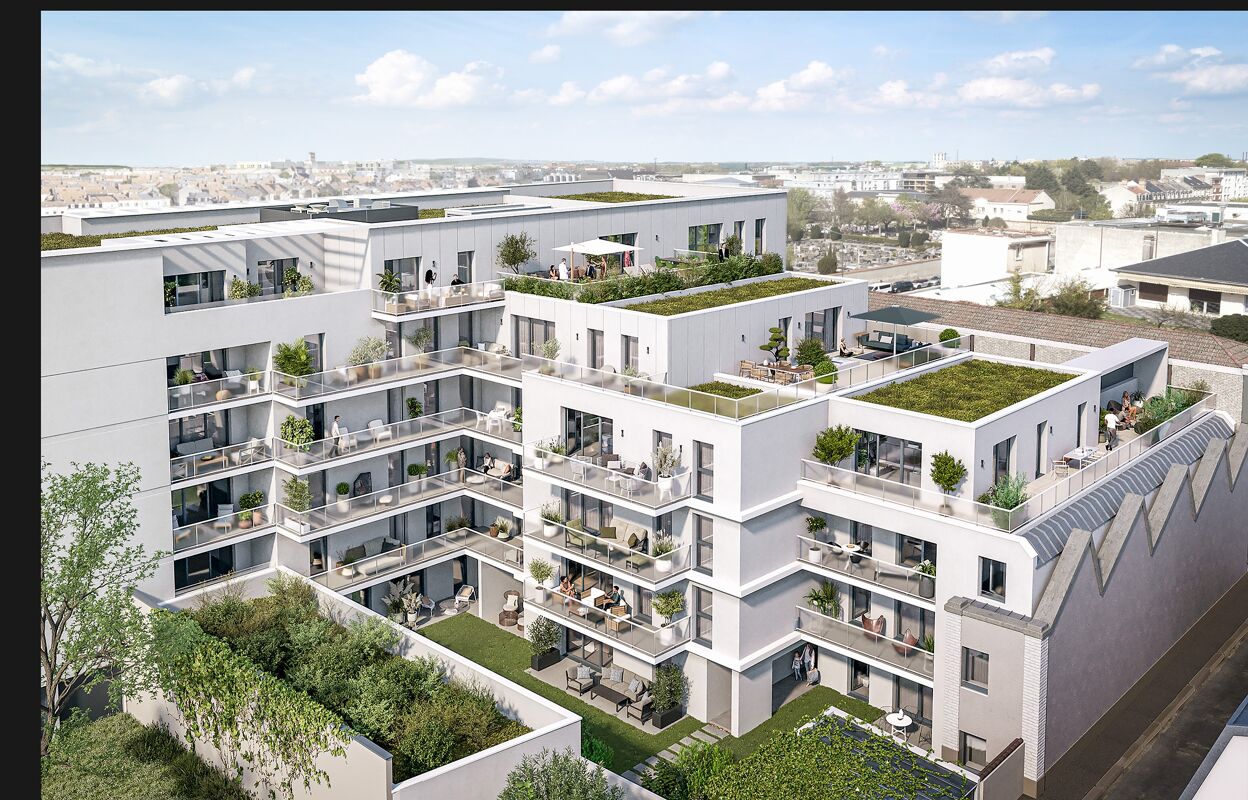 appartement neuf T1, T2, T3, T4, T5 pièces 35 à 136 m2 à vendre à Reims (51100)