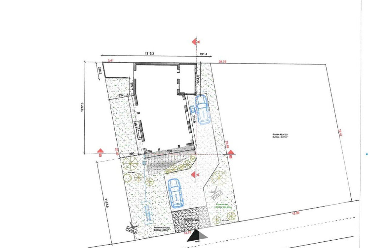 terrain  pièces 342 m2 à vendre à Petit-Caux (76370)