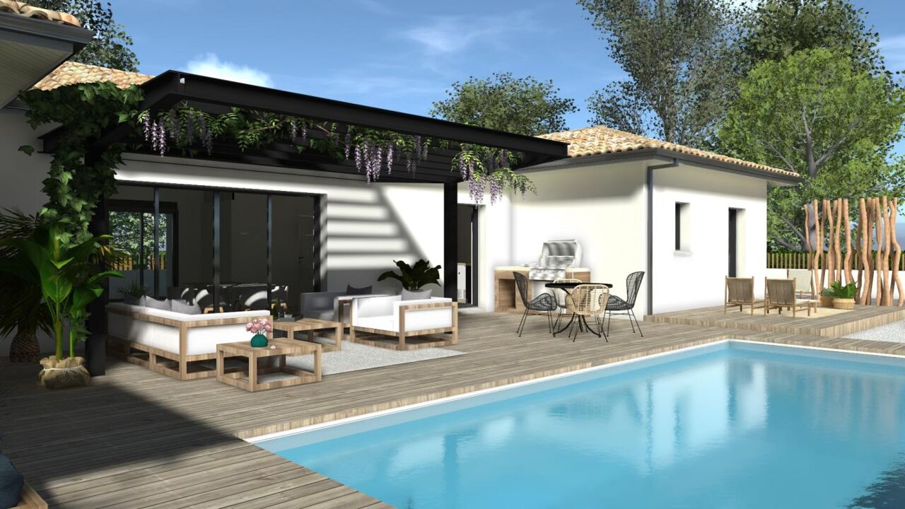 maison 90 m2 à construire à Biganos (33380)