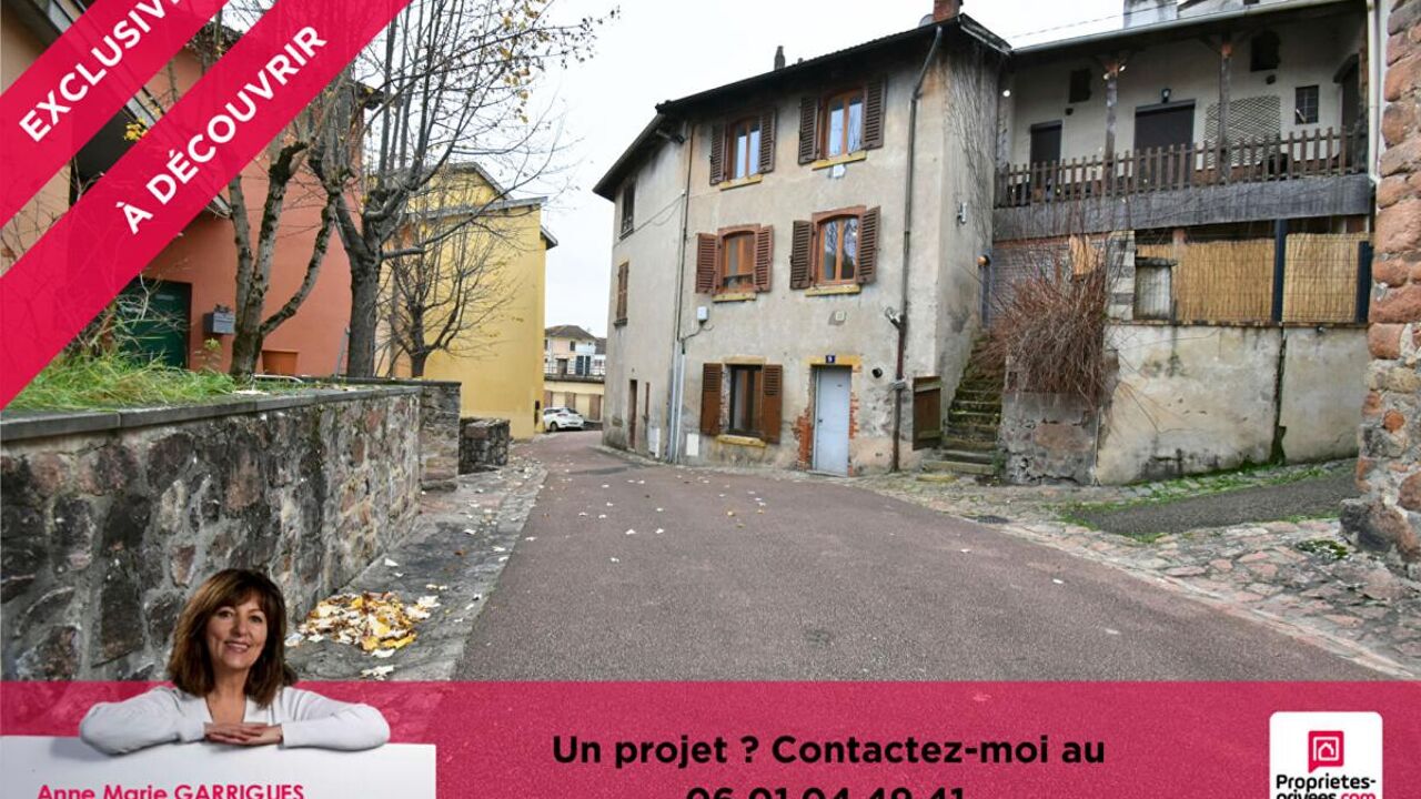 maison 3 pièces 98 m2 à vendre à Bourg-de-Thizy (69240)