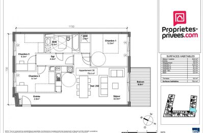 vente appartement 256 000 € à proximité de Entraigues-sur-la-Sorgue (84320)